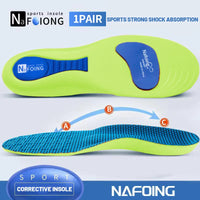 Orthopedic Insoles for Feet Sport Shock-absorbing Insole for Shoes Arch Support Plantar Fasciitis Templates Pads Men Women Sole Quick Pick Grocers