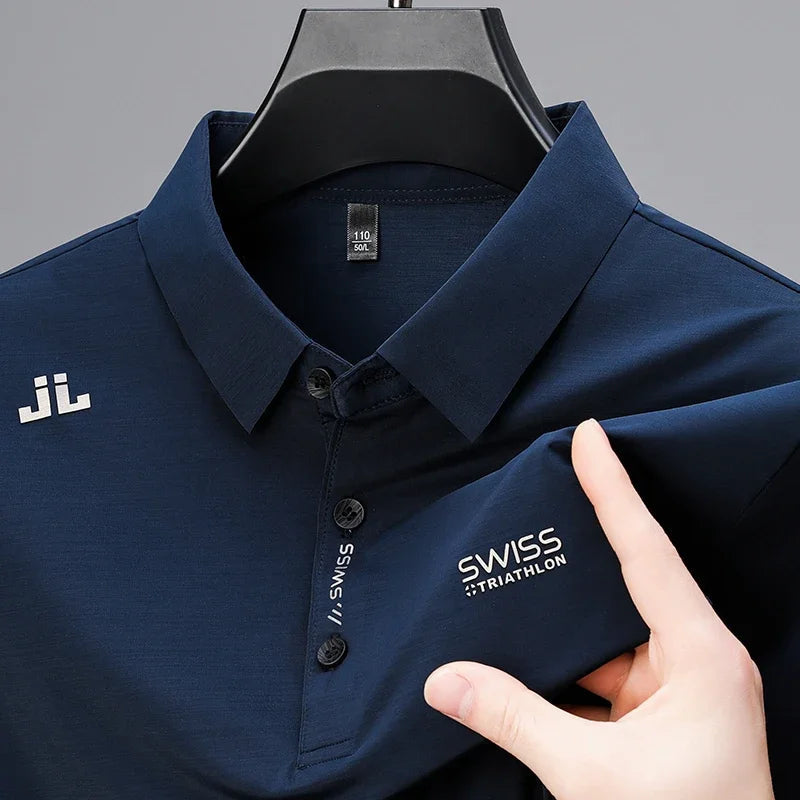 2026 New Men's Regular Fit Short Sleeve Polo Shirt Soft Comfortable Fabric Casual Sport Summer Fashion Top Tee Quick Pick Grocers