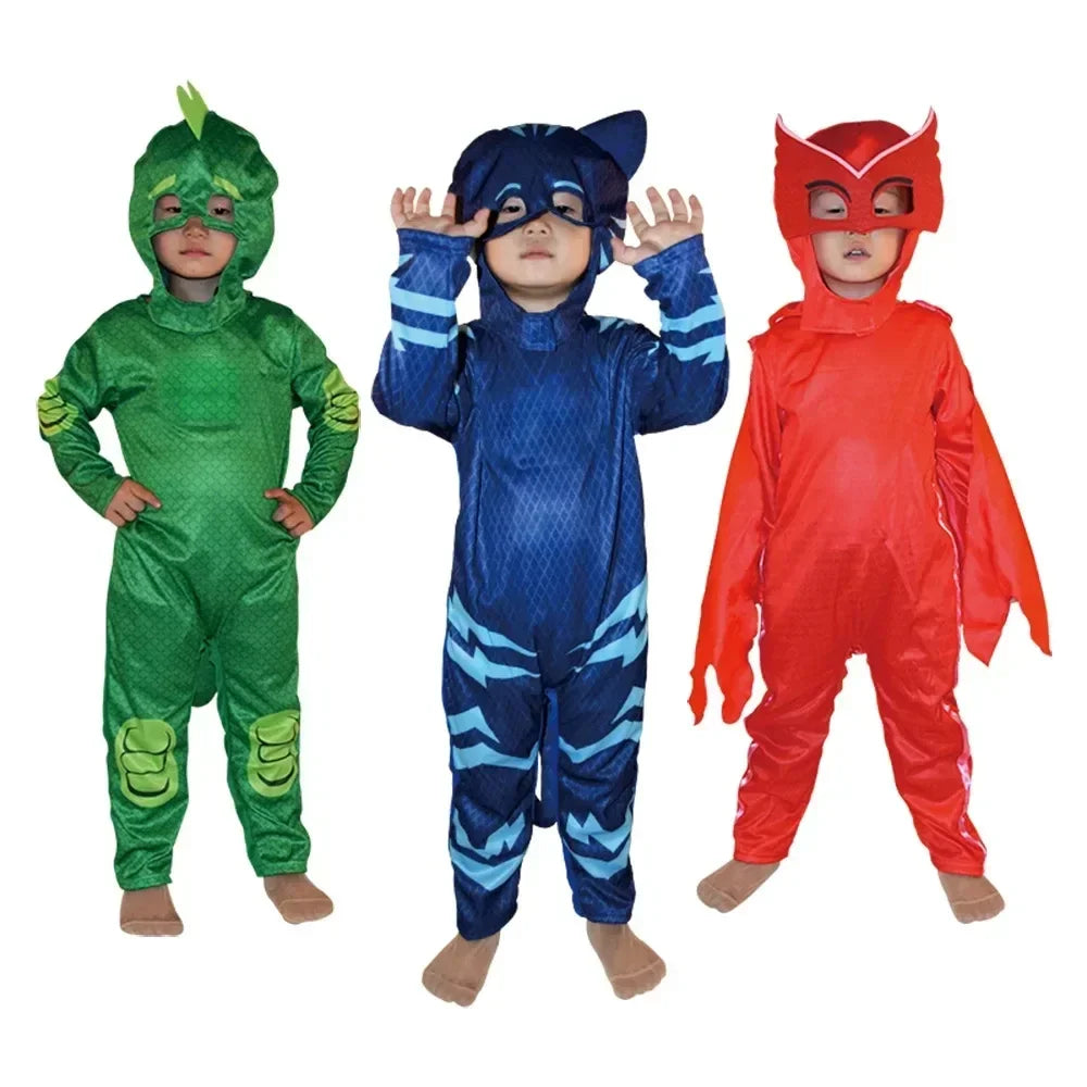 Anime Masks Owlette Catboy Connor Greg Amaya Cosplay Costumes Gekko Sutis Cloak Party Costume For Boys Performance Show Quick Pick Grocers