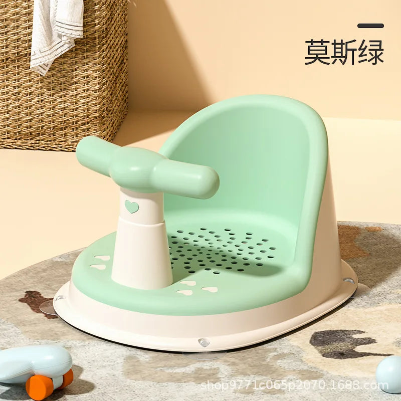 Children's Shower Seat Portable Shower Stand for Newborns and Young Children Children's Growth Accessories Purest Peak