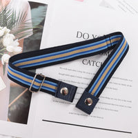 Elastic Belt Without Buckle Canvas Women Buckle Free Belt Ladies Jeans Pants Waist Lazy Belt Stretch No Buckle Invisible Belt Quick Pick Grocers