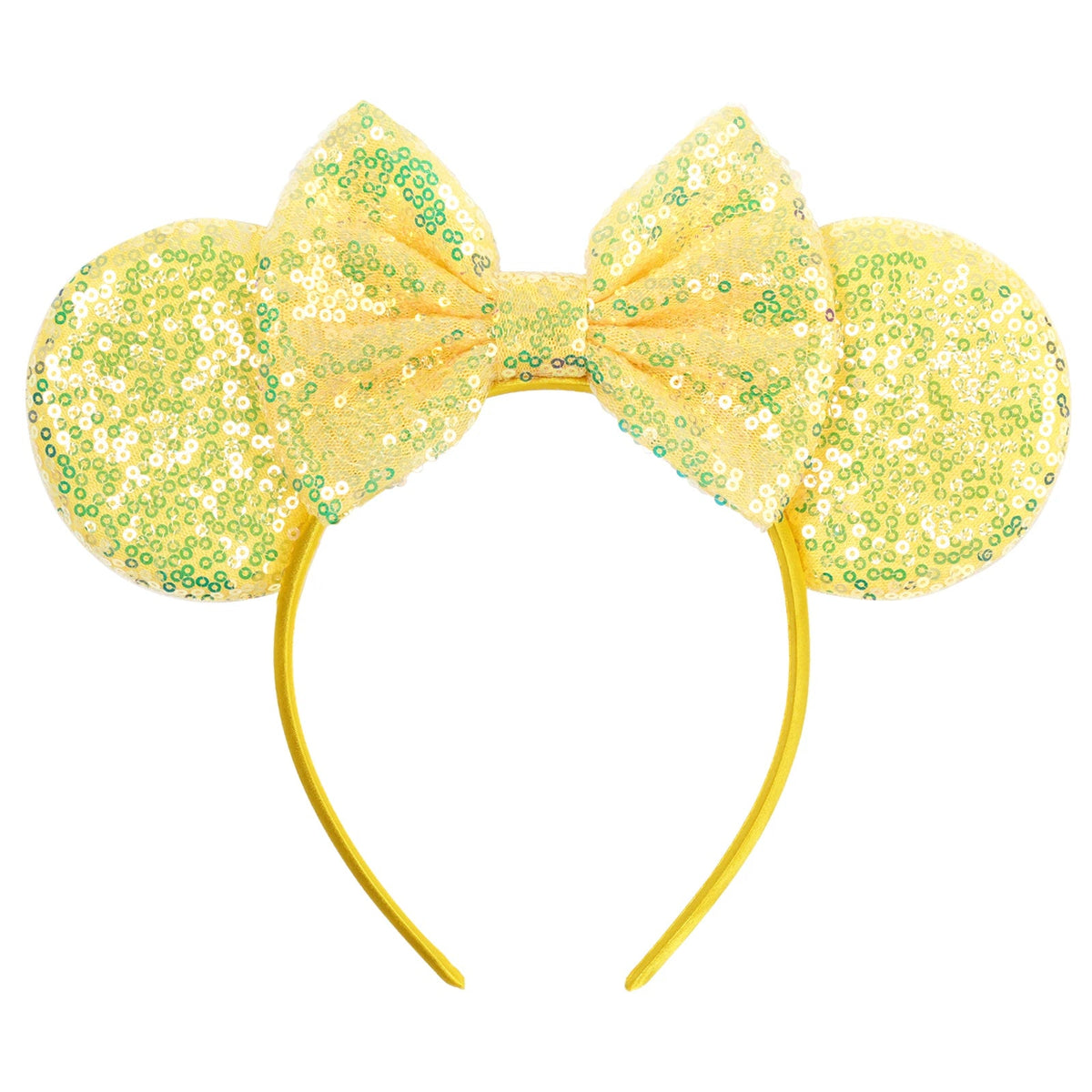 New Christmas Halloween Mouse Ears Headband Cartoon Sequin Bows Headband Birthday Party Princess Cosplay Costume For Women Adult Quick Pick Grocers