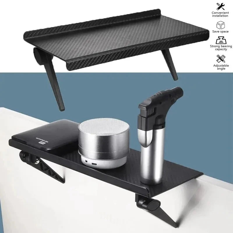 1PC Hot Selling Computer and TV Screen Storage Rack Wireless Router Set-top Box Rack No Perforated Storage Bracket Divine Tool Econic Blanks