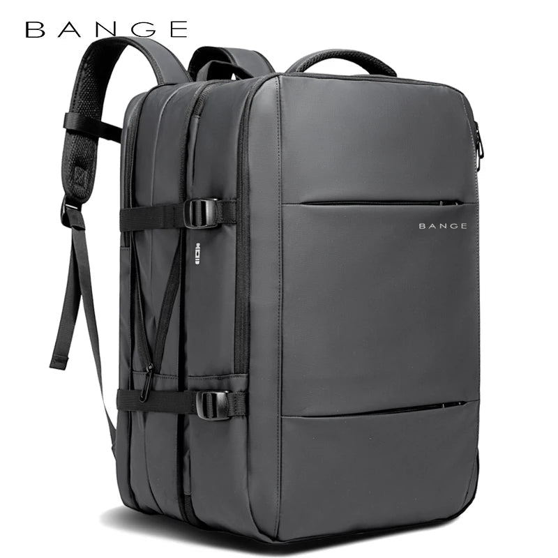 BANGE Aesthetic Men Business Backpack School Expandable USB Bag, Large Capacity 17.3 Laptop Waterproof Fashion Travel Backpack Econic Blanks