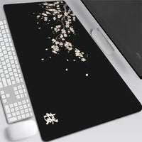 Japan Cherry Blossom Mouse Pad XXL Gray Laptops Gaming Deskmat Sakura Mousepad Anime Office Carpet Gamer Keyboard Computer Desks Quick Pick Grocers