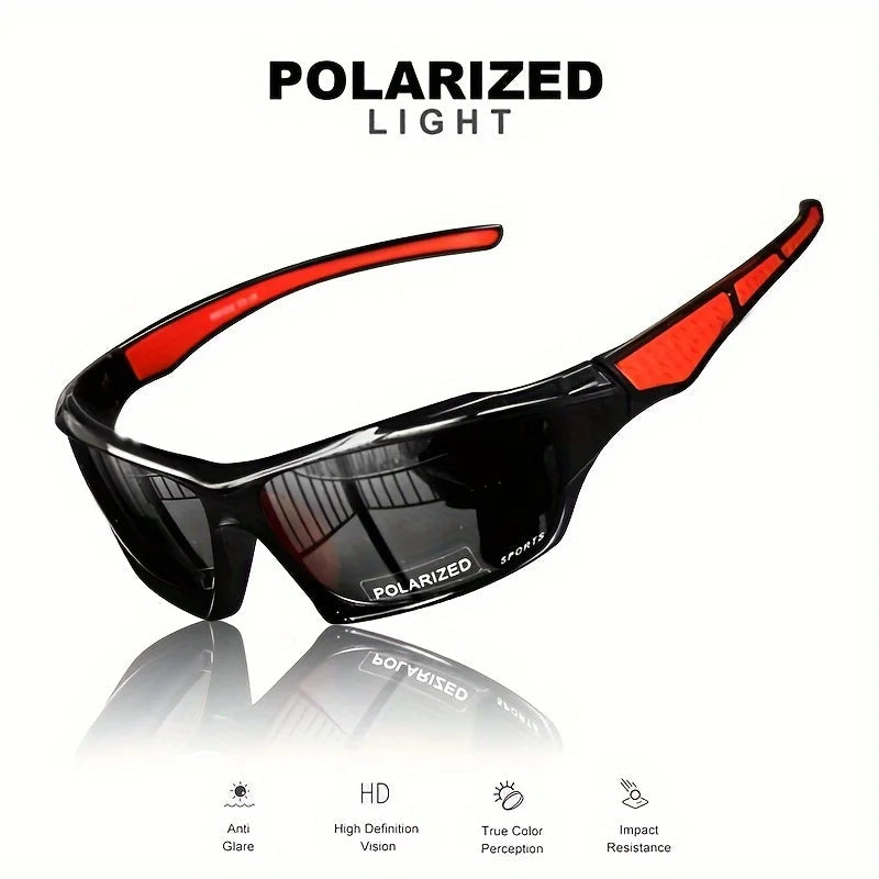 1/3PCS Sports Polarized Sunglasses for Men Lightweight Night Vision Male Shades Cycling Driving Fishing Fashion Mirror Sunglass Quick Pick Grocers