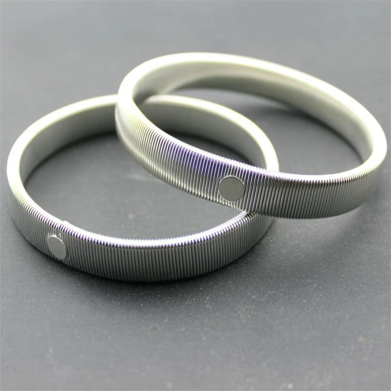 Non-slip Metal Armband Stretch Garter Shirt Sleeve Holder Unisex Sleeve Holders Armbands Elastic Armband Accessories (not pair) Quick Pick Grocers