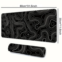 1PC Large Mouse Pads For Desk, Gaming Mouse Pad, Mouse Pad with Stitched Edges and Non-Slip Rubber Base, Extended Mouse Pad Quick Pick Grocers