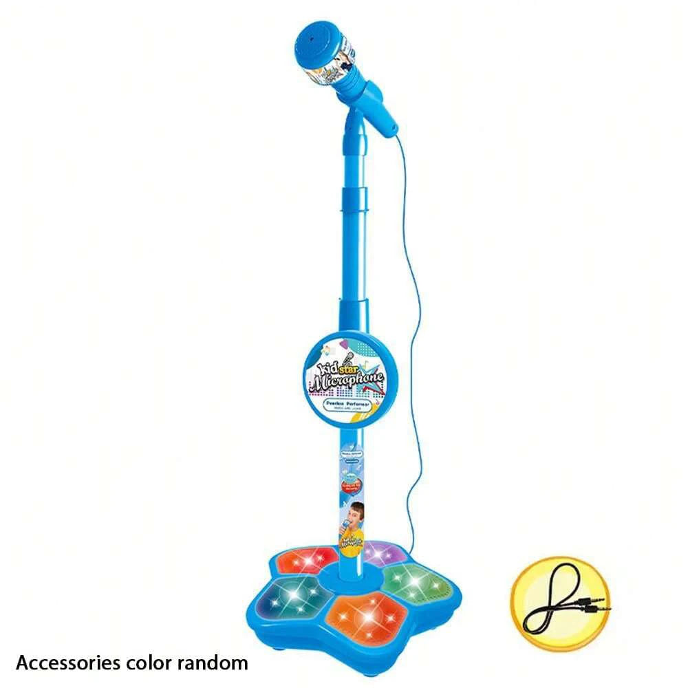 Kids Microphone Stand Toy, Portable Children's Karaoke Electronic, Durable Party Karaoke Microphone Stand, Kids Karaoke Machine Econic Blanks