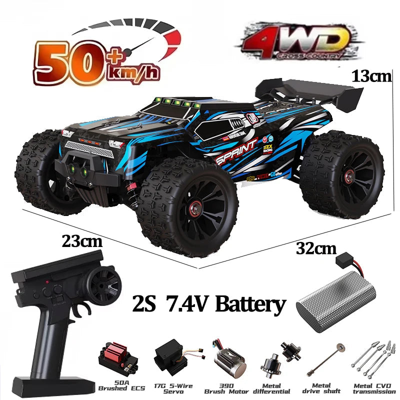 9522PRO 85KM/H High-speed RC Car Brushless Four-wheel Drive Off-road Drift 1:16 Professional Racing Car 9522 50KM/H Boy's Toy Econic Blanks