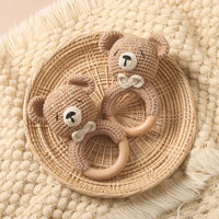 Baby Toys Crochet Animal Rattle Cartoon Music Rattle Toys for Baby Kawaii Teether Rattle Baby Toy 0 12 Months Montessori Toys Purest Peak