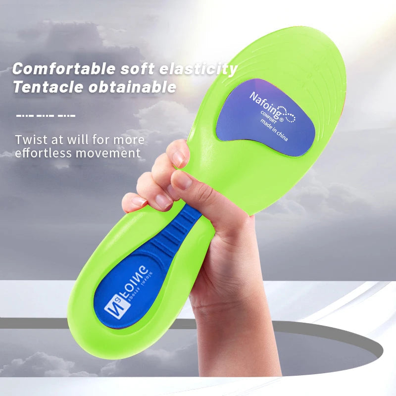 Orthopedic Insoles for Feet Sport Shock-absorbing Insole for Shoes Arch Support Plantar Fasciitis Templates Pads Men Women Sole Quick Pick Grocers