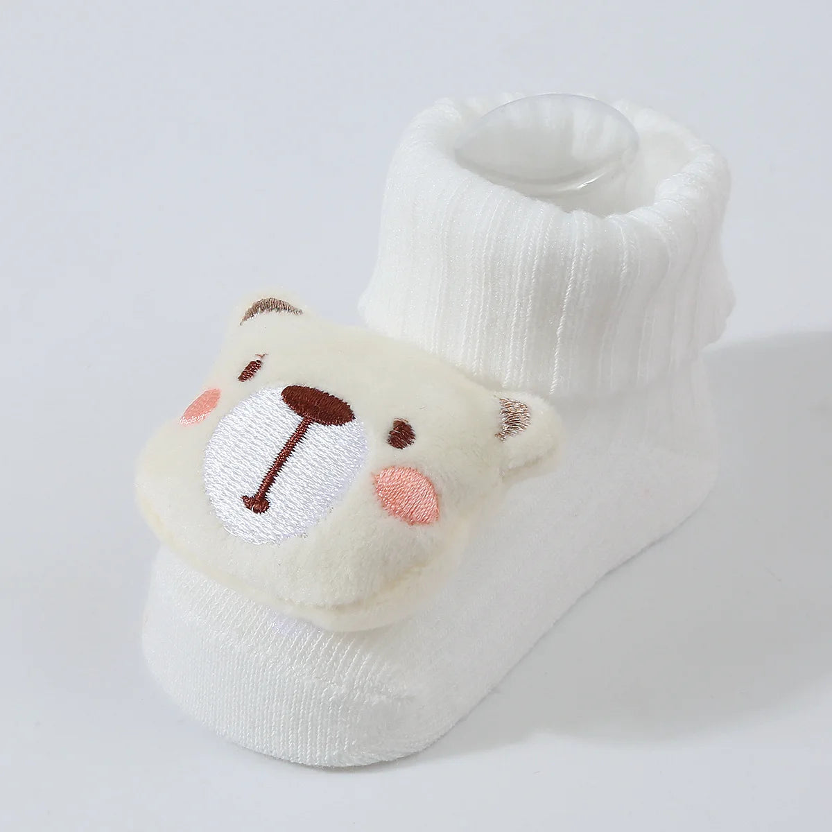 Cute Cartoon Doll Newborn Socks Spring New Baby Soft Solid Prewalker Knitted Sock For Girls Boys Infant Knitting Floor Socks Quick Pick Grocers