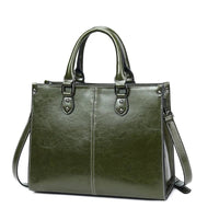 Women Handbag Cross body Shoulder Tote Bag Genuine Leather Shopping Fashion Office Female Real Cowhide Messenger Top Handle Bags Quick Pick Grocers