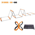 Dual-Purpose Soccer Training Jump Ladder Multifunctional Agility Ladder Speed Training Coordination Footwork Football Equipment Quick Pick Grocers