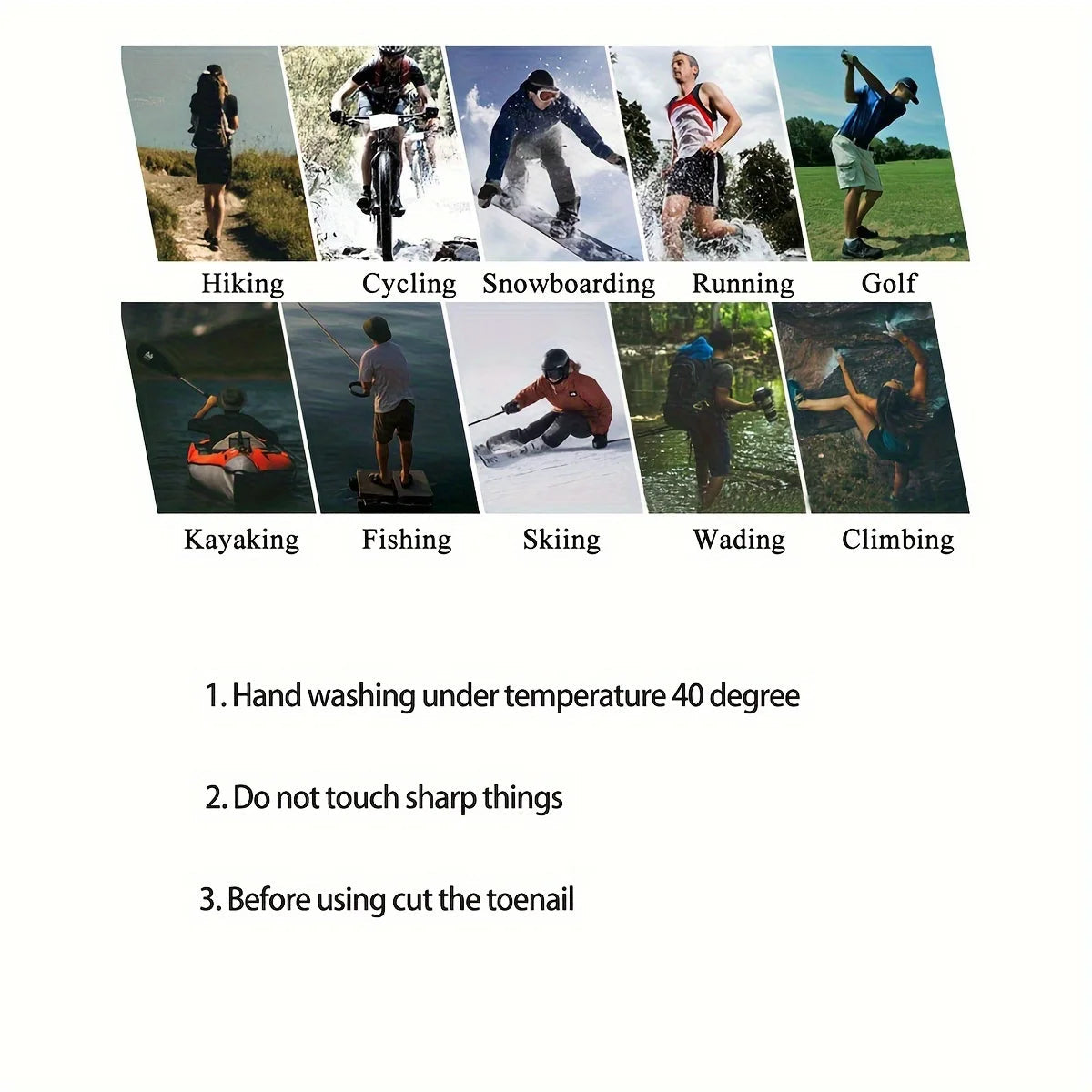 Waterproof Socks Breathable Outdoor Waterproof Hiking Wading Camping Winter Skiing Sock Riding Snow Warm Waterproof Socks Quick Pick Grocers