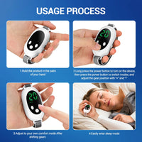 Handheld 20 Levels EMS Sleep Aid Relaxation Treatment Microcurrent Pulse Hypnosis Device Insomnia Quick Pick Grocers