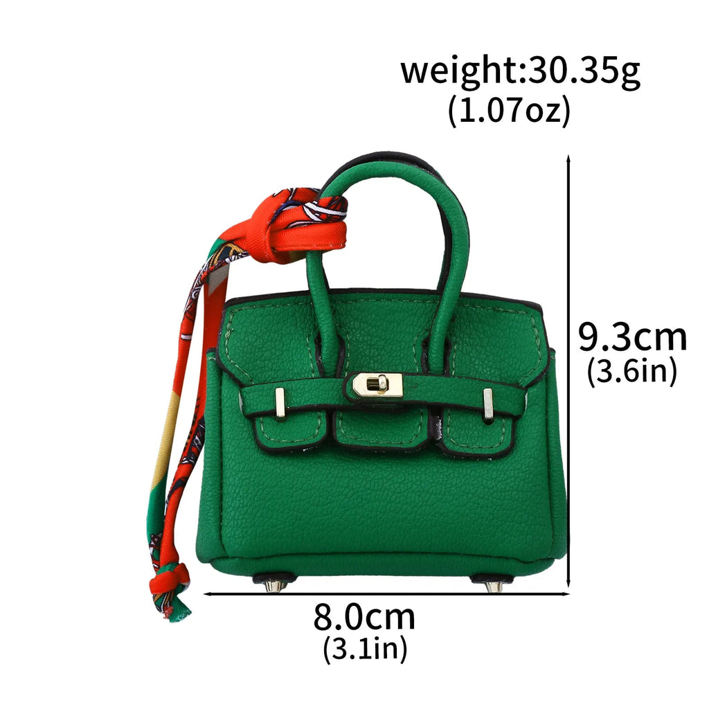 Mini Bag Pendant Small Keychain Case Accessory Family Mini Earphone Bag Accessories Pendant Key Chain Decoration Gift Quick Pick Grocers