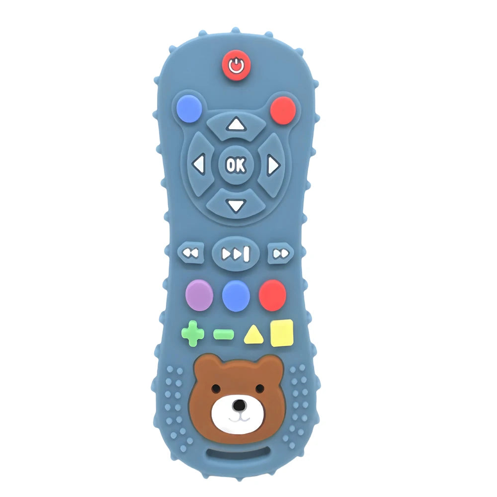1/3PCS Baby Remote Control Teether Silicone Baby Anti-Eating Gloves Pacifier Bracelet Teething Stick Biting Toys Purest Peak