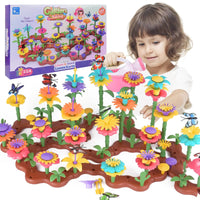 Grow Their Imagination with STEM Educational Flower Garden Building Toy - Perfect Gift for 3-7 Year Old Boys & Girls! Quick Pick Grocers