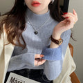 Women's Turtleneck Sweater Winter 2026 Retro with Velvet Lining Thickened Inner Wear Thermal Knitting Bottoming Shirt Pullovers Quick Pick Grocers