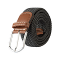 107/120/130CM Fashion Female Elastic Casual Stretch Woven Belt Unisex Canvas Elastic Belts for Women Jeans Pin Buckle Men Belt Quick Pick Grocers
