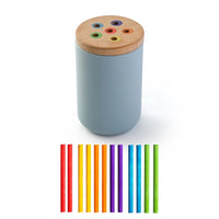 Montessori Baby Toys Silicone Educational Toys Cognitive Toys Color Matching Bucket Toddler Toys Sensor Game Baby Games 2 Years Purest Peak