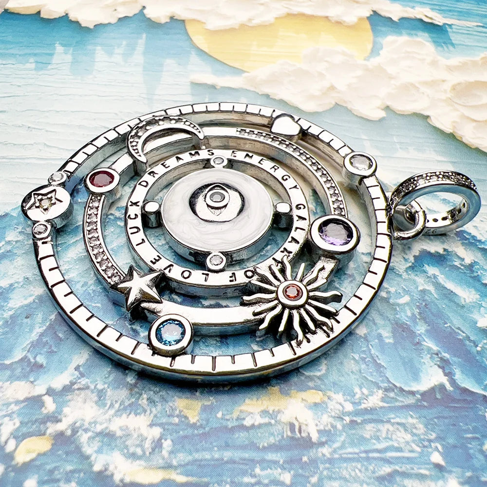 Pendant Cosmic Design Talismans Amulet Brand New Fine Jewelry 925 Sterling Silver Accessories Vintage Lucky Gift For Woman Men Quick Pick Grocers