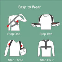 Adjustable Posture Corrector for Men & Women, Comfortable Back Support Brace – Invisible Wearable for Office, Gym, Outdoor Activ Quick Pick Grocers
