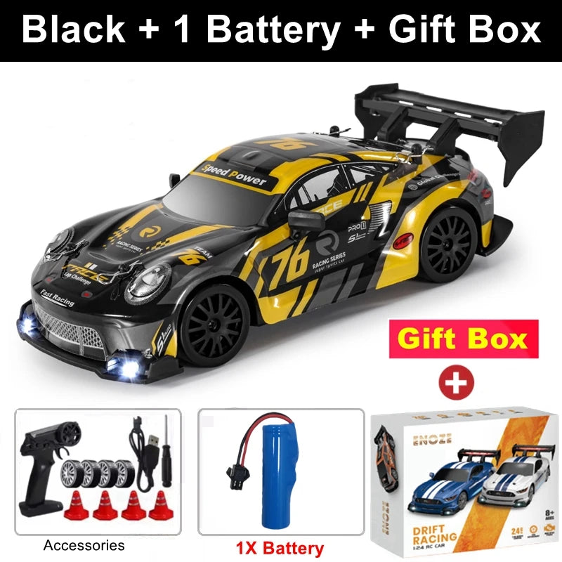4WD RC Drift Car Remote Control GTRPRO AE86PRO Model 4x4 Racing RTR Radio Truck Vehicle Toy Gift for Boy Girl Children Kid Adult Econic Blanks