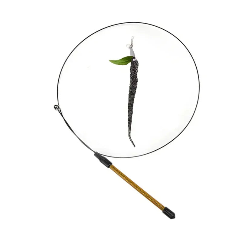 Simulation Bird Cat Toys Funny Interactive Peacock with Bell Cat Stick Toy for Kitten Playing Teaser Wand Toys Pet Cats Supplies Quick Pick Grocers