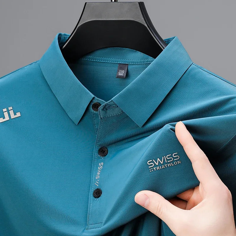 2026 New Men's Regular Fit Short Sleeve Polo Shirt Soft Comfortable Fabric Casual Sport Summer Fashion Top Tee Quick Pick Grocers