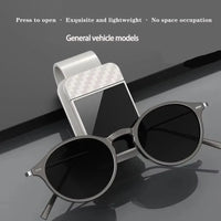 Car Sun Visor Sunglasses Clip Holder Stable Eyeglasses Hanger Card Ticket Organizer Interior Storage Clip Car Accessories Quick Pick Grocers