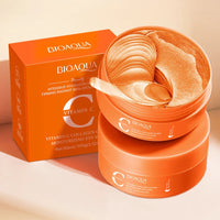 80pcs BIOAQUA Vitamin C Crystal Collagen Eye Mask Anti Dark Circles Whitening Anti-Wrinkles Moisturizing Anti-Aging Eye Patches Quick Pick Grocers