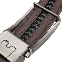 Men's Leather Belts Fashion Automatic Buckle Cowskin Male Belts Luxury Designer Black Brown 3.5cm Quick Pick Grocers