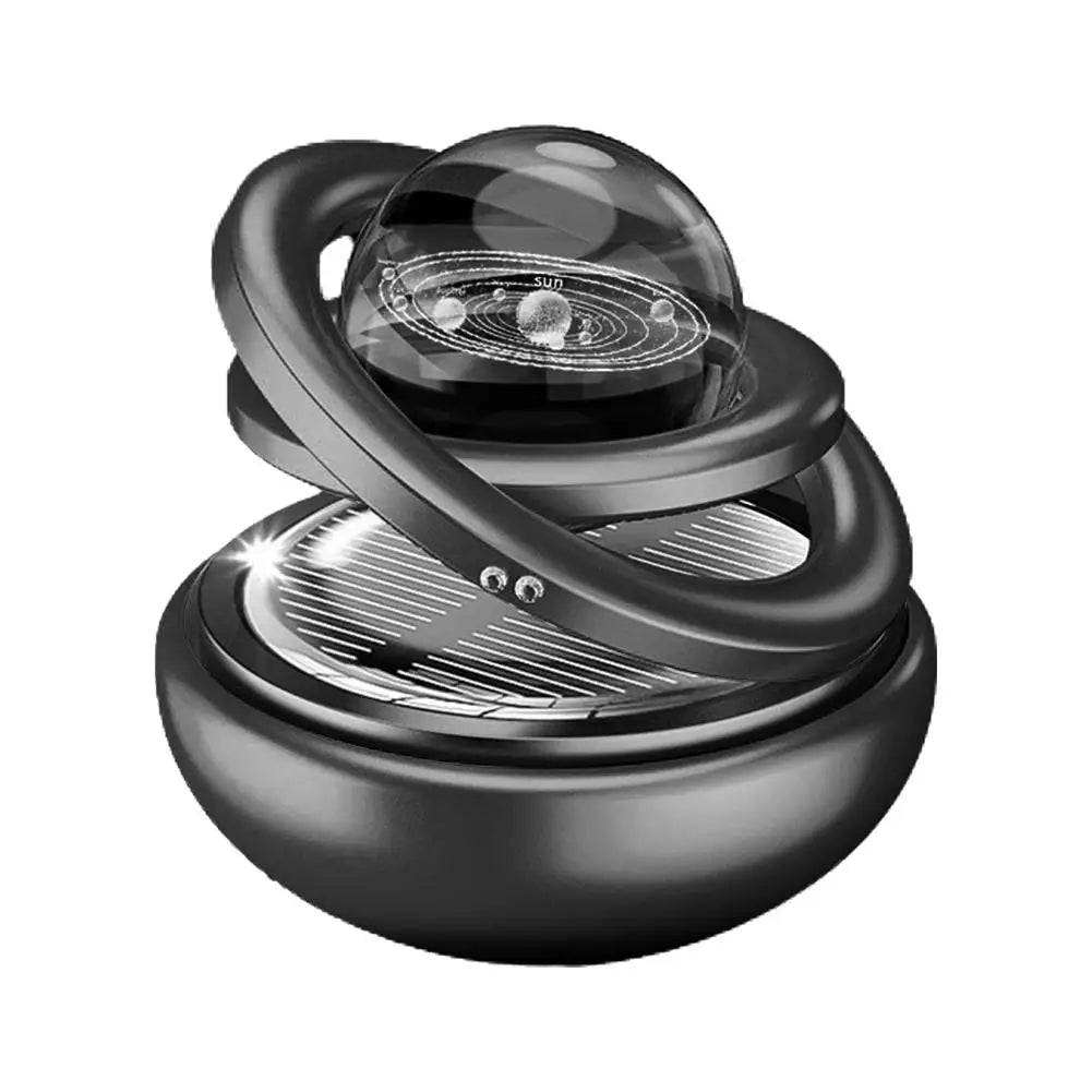 Solar Power Car Perfume Car Air Freshener Solar Ornaments Rotating Aromatherapy Perfume Ornaments Creative Car Diffuser Econic Blanks
