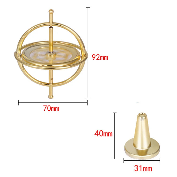 2024 Educational Self Balancing Gyroscope Anti Gravity Finger Gyroscope Ideal Gift for Kids Science Exploration and Fun Learning Econic Blanks
