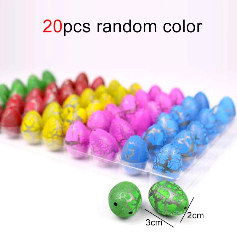 10/20/60pcs Mini Hatching Dinosaur Egg Toy Colorful Cracked Eggs Children Funny Toys Festival Party Favors Gifts for Kids TMZ Quick Pick Grocers