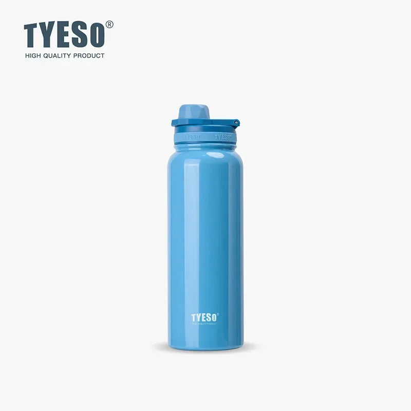 Tyeso Stainless Steel Thermal Water Bottle Portable Tumbler Sport Vacuum Flask Keeps Cold and Heat Thermal Mug Car Insulated Cup Econic Blanks