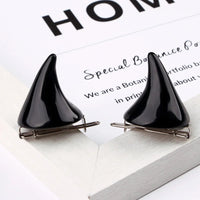 Halloween Hair Accessories Clip 1 Pair Small Demon OX Horn Hairpins Gothic Party Cosplay Costume Pin Hairpins Costume Horn Quick Pick Grocers