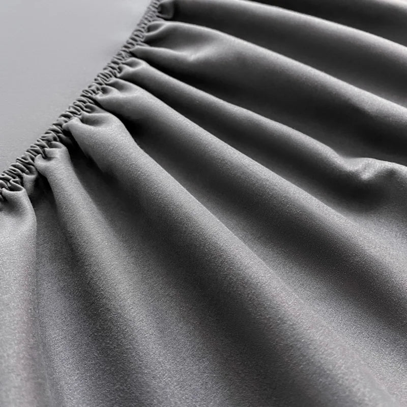 Soft Cotton Fitted Bed Sheet with Elastic Mattress Cover Quick Pick Grocers