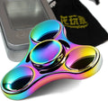 Stainless Steel Fidget Spinner 3 Minutes More - High Speed Precision Metal Hand Spinner for EDC, ADHD, Anxiety Econic Blanks