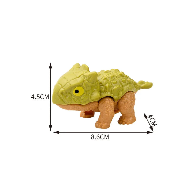 Jurassic Finger Dinosaur Triceratops Tyrannosaurus Model Toys for Kids Creative Finger Biting Dinosaurs Interactive Toy Boy Gift Quick Pick Grocers