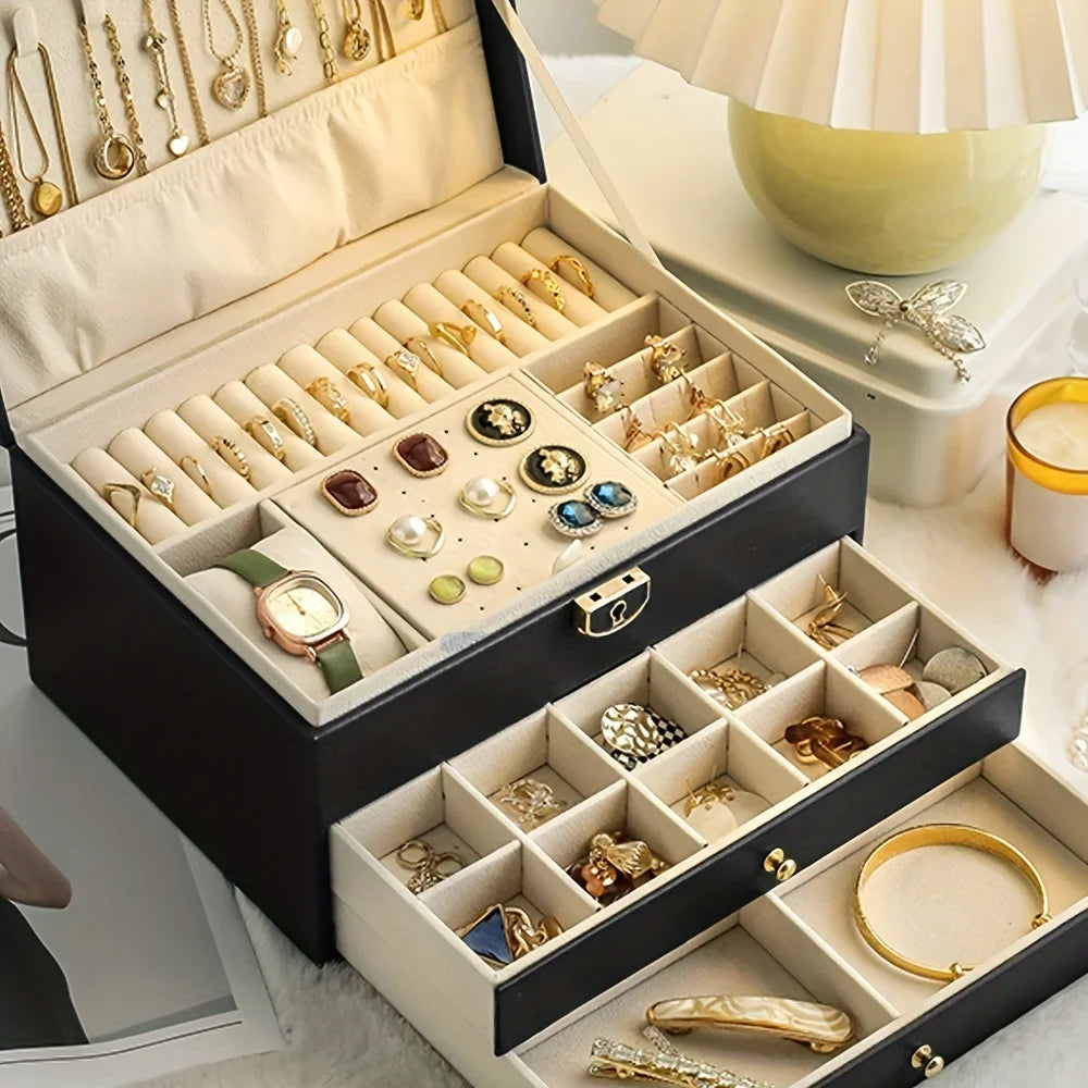 1PC Jewelry Storage Box, Necklace Earrings Jewelry Storage Box, Ideal choice for Gifts Purest Peak