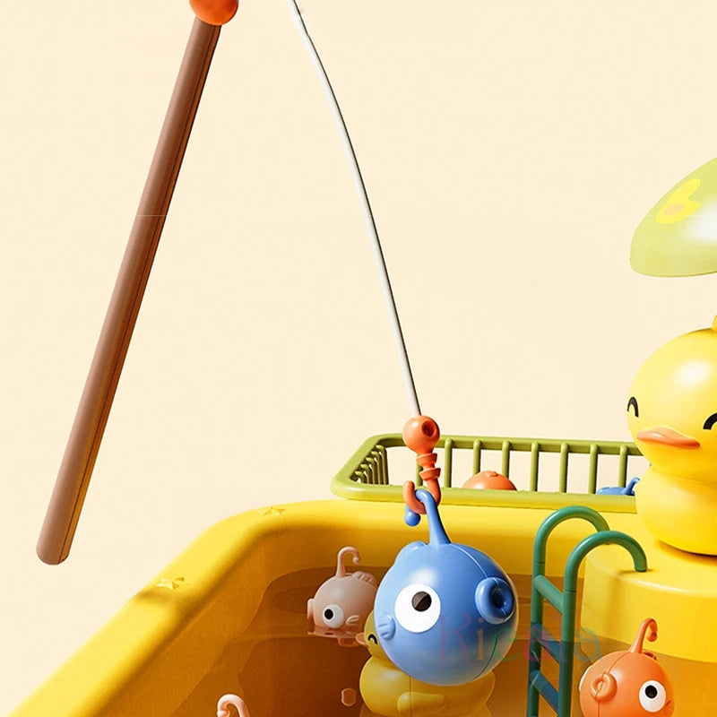 Kids Kitchen Sink Toys Electric Dishwasher Playing Toy With Running Water Pretend Play Food Fishing Toy Role Playing Girls Gift Econic Blanks