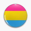 LGBT Rainbow Flag Button Pins Gay Lesbian Bisexual Trans Pansexual Symbol Tinplate Brooches Lapel Badges Backpack Jewelry 44mm Quick Pick Grocers