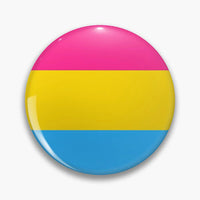 LGBT Rainbow Flag Button Pins Gay Lesbian Bisexual Trans Pansexual Symbol Tinplate Brooches Lapel Badges Backpack Jewelry 44mm Quick Pick Grocers
