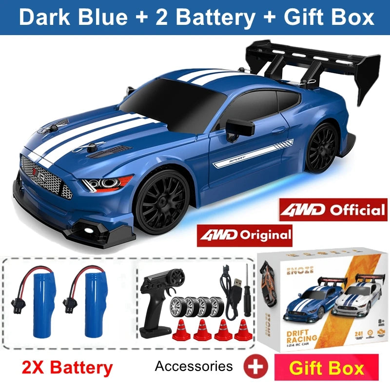 4WD RC Drift Car Remote Control GTRPRO AE86PRO Model 4x4 Racing RTR Radio Truck Vehicle Toy Gift for Boy Girl Children Kid Adult Econic Blanks