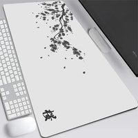 Japan Cherry Blossom Mouse Pad XXL Gray Laptops Gaming Deskmat Sakura Mousepad Anime Office Carpet Gamer Keyboard Computer Desks Quick Pick Grocers