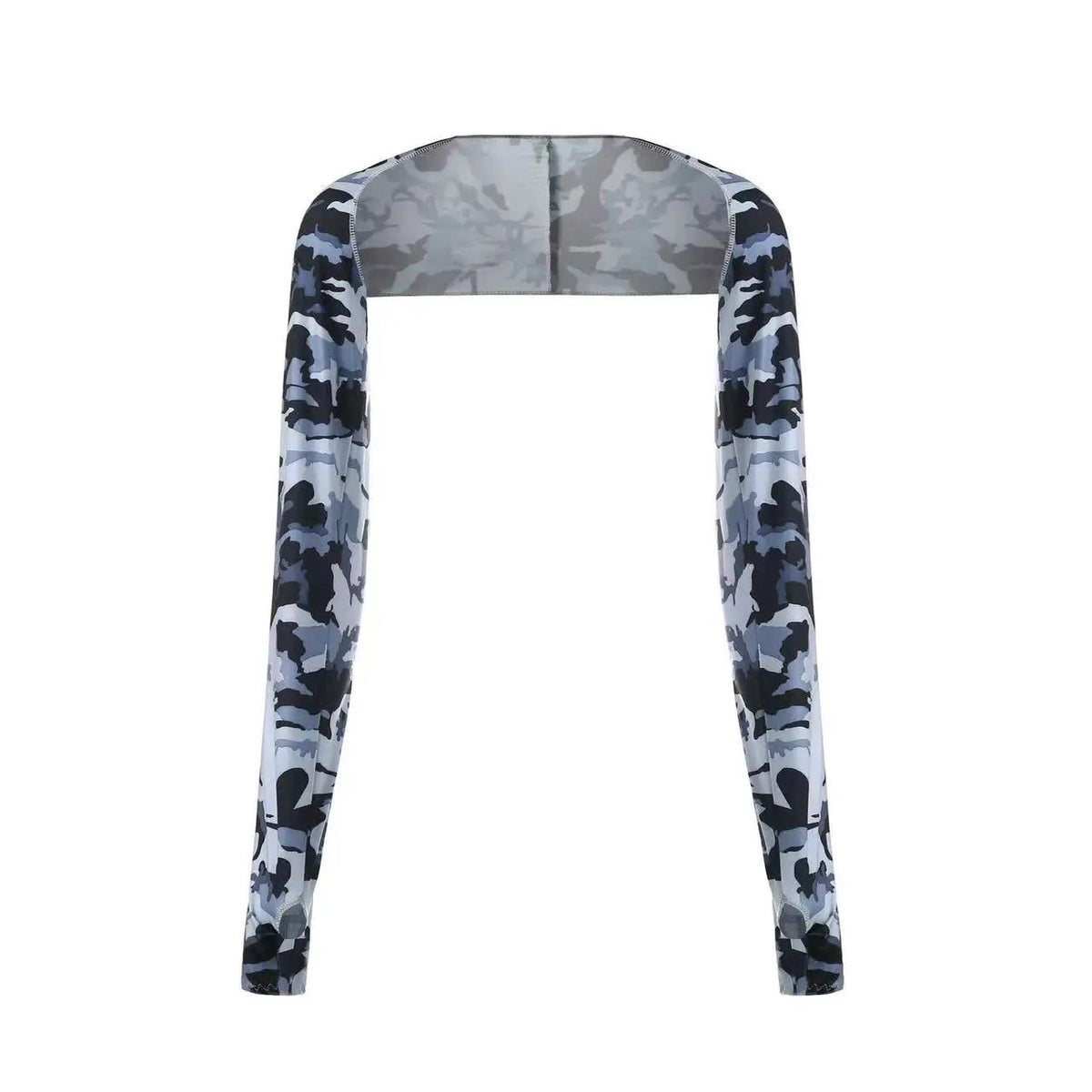 One-piece Ultra-thin Shawl Arm Sleeves Ice Silk Long Gloves Breathable Sun Protection Anti UV Hand Cover Warmer Outdoor Sports Quick Pick Grocers